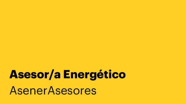Asesor/a Energético
