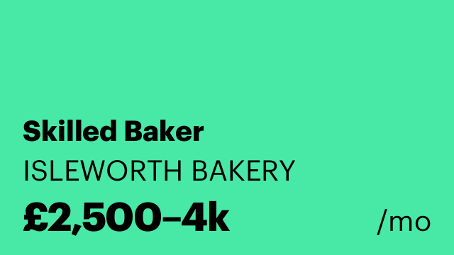 Skilled Baker