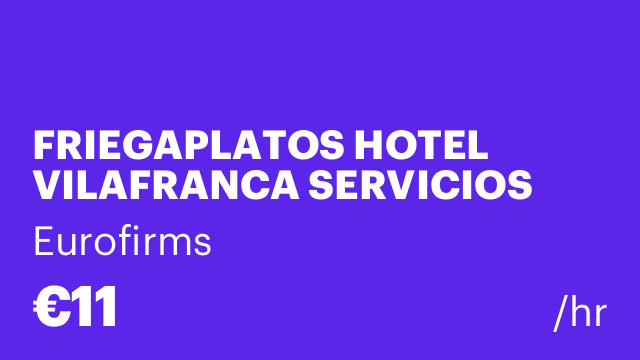 FRIEGAPLATOS HOTEL VILAFRANCA SERVICIOS EXTRAS