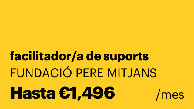 facilitador/a de suports