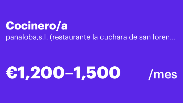 Cocinero/a