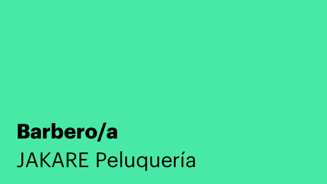 Barbero/a