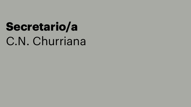 Secretario/a