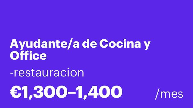 Ayudante/a de Cocina y Office
