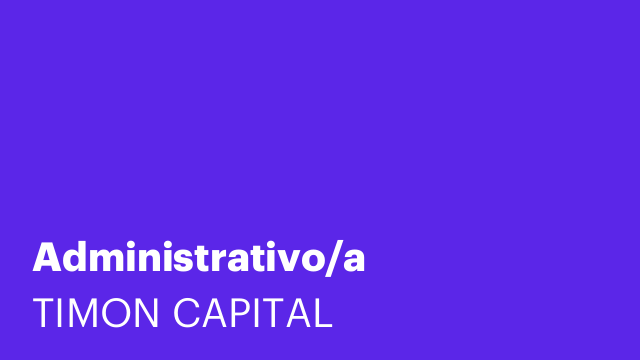 Administrativo/a