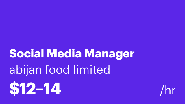 Social Media Manager