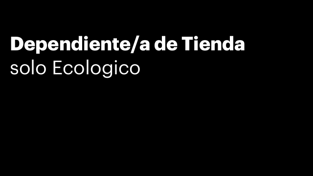 Dependiente/a de Tienda