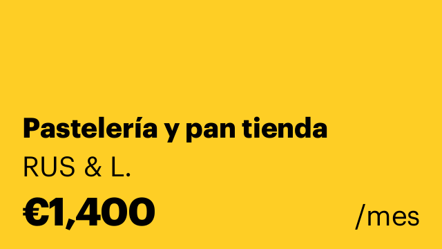 Pastelería y pan tienda