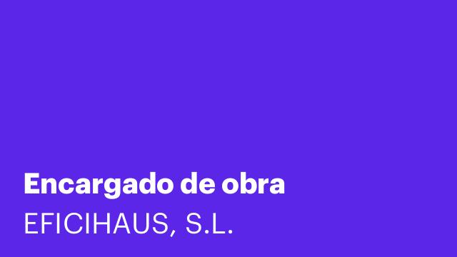Encargado de obra