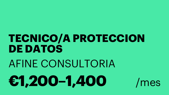 TECNICO/A PROTECCION DE DATOS