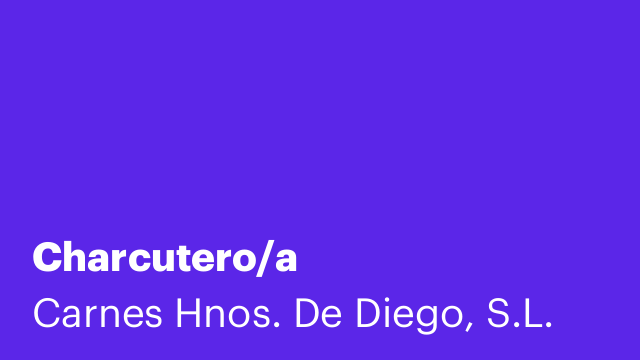 Charcutero/a