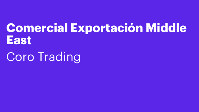 Comercial Exportación Middle East