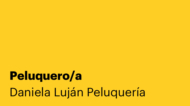 Peluquero/a