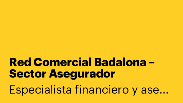 Red Comercial Badalona – Sector Asegurador