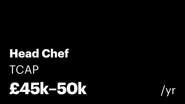 Head Chef