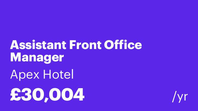 Assistant Front Office Manager