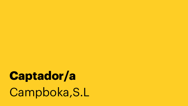 Captador/a