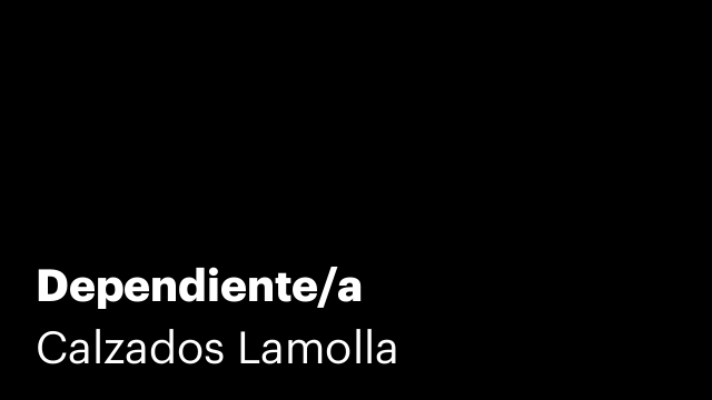 Dependiente/a
