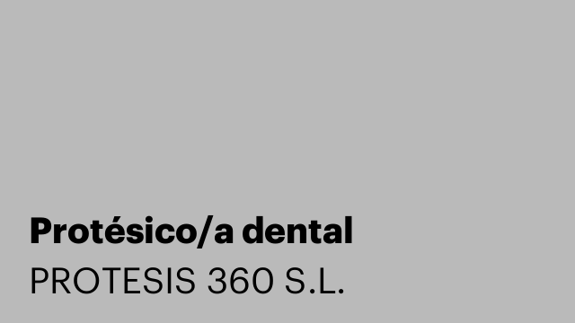 Protésico/a dental