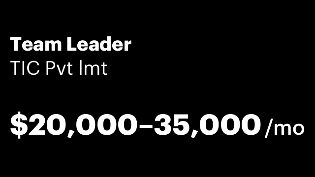 Team Leader