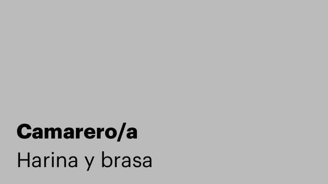 Camarero/a