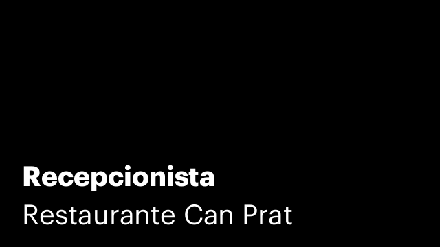 Recepcionista