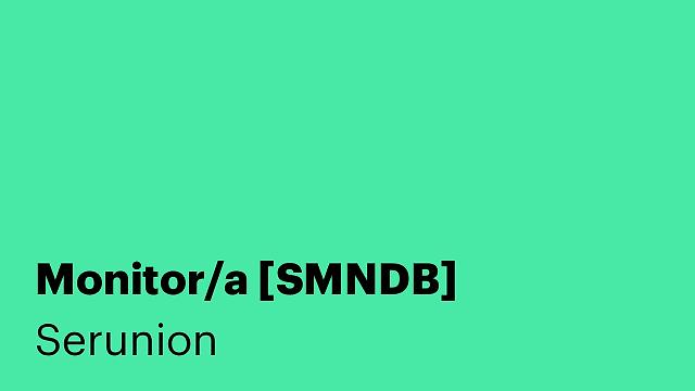Monitor/a [SMNDB]