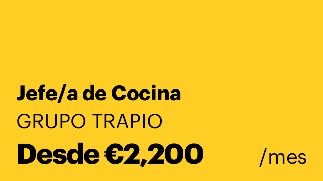 Jefe/a de Cocina