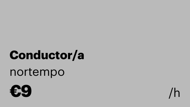 Conductor/a