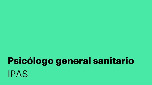 Psicólogo general sanitario