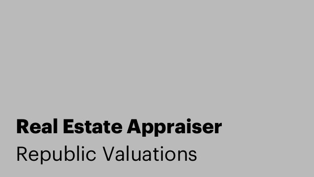 Real Estate Appraiser