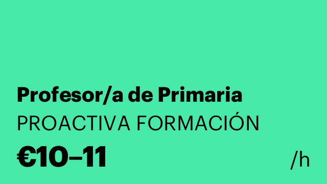 Profesor/a de Primaria