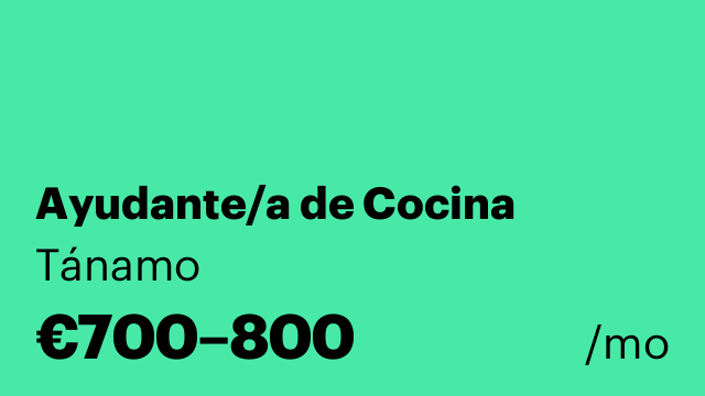 Ayudante/a de Cocina
