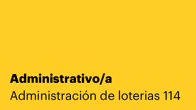 Administrativo/a