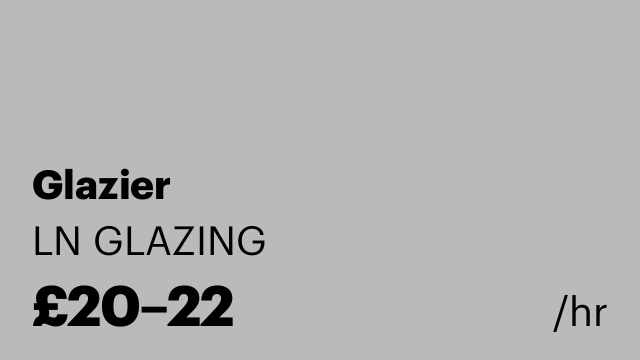 Glazier