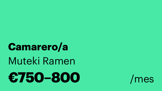 Camarero/a