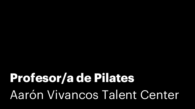 Profesor/a de Pilates