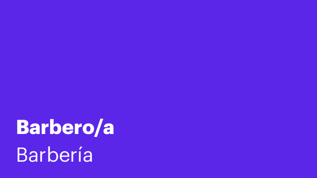 Barbero/a