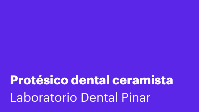 Protésico dental ceramista