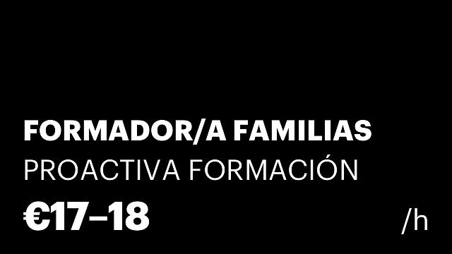 FORMADOR/A FAMILIAS