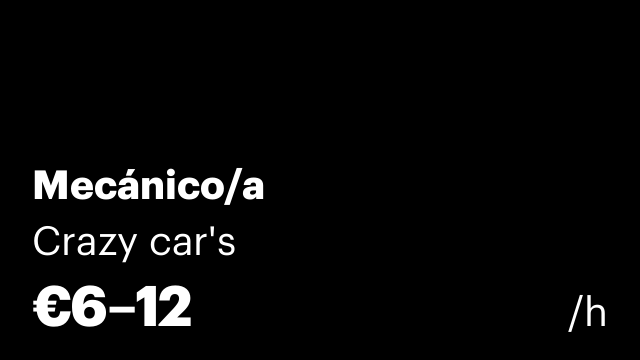 Mecánico/a