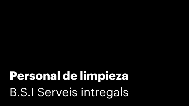 Personal de limpieza