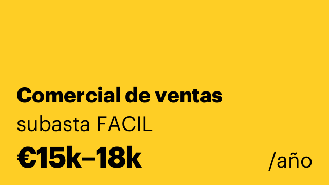 Comercial de ventas