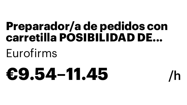 Preparador/a de pedidos con carretilla POSIBILIDAD DE INCORPORAR