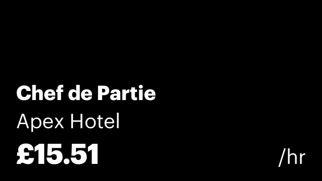 Chef de Partie