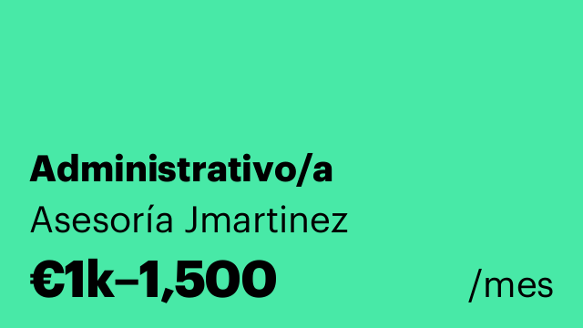 Administrativo/a