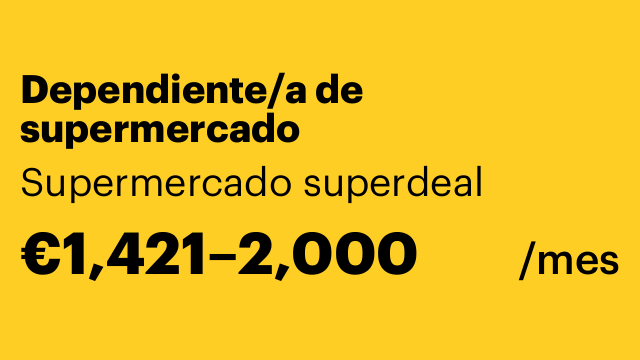 Dependiente/a de supermercado