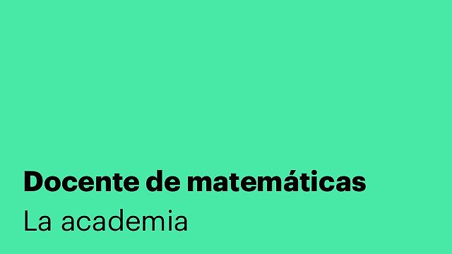Docente de matemáticas
