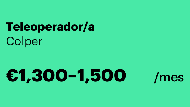 Teleoperador/a