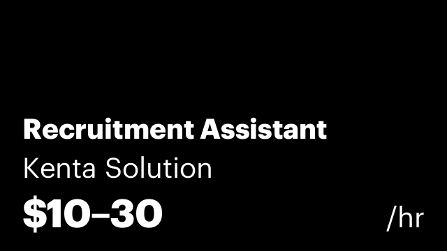 Recruitment Assistant